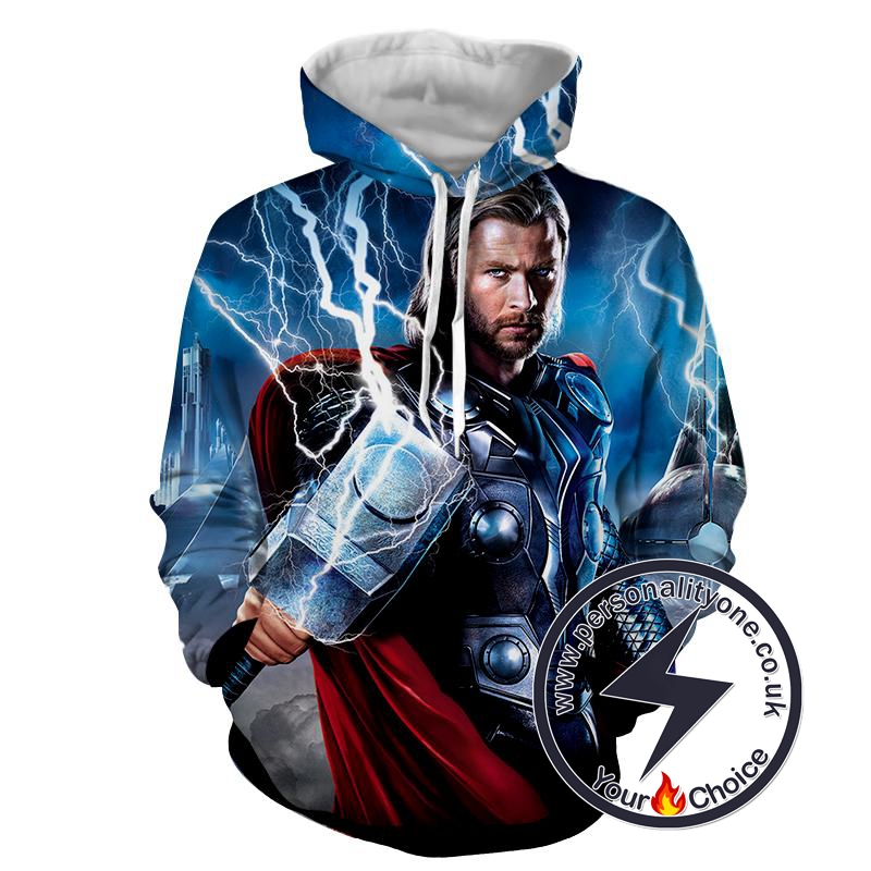Thor - Thor 3D - Hoodies